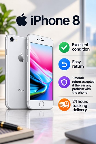 Apple iphone 64gb silver - apple,
