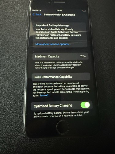 Apple iphone 64gb black - 8,