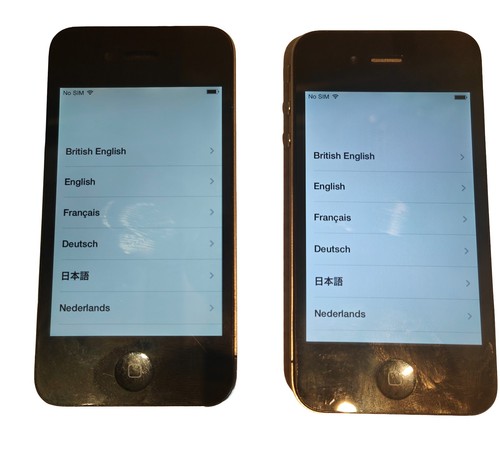 Two pre owned apple iphone - iphone, 4